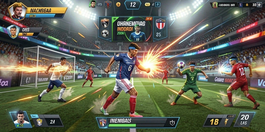 Tangkapan layar ini menampilkan fitur interaksi tim yang menarik.