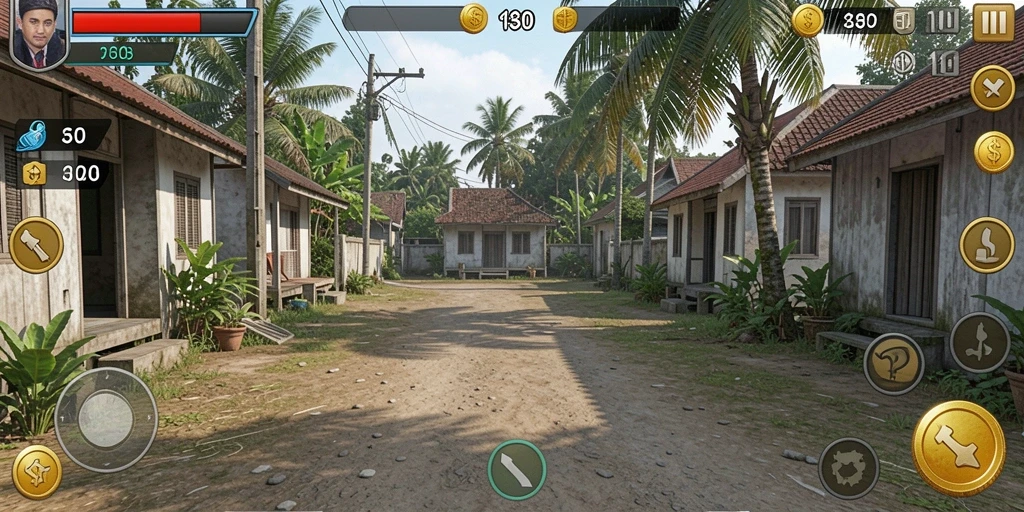 Karakter dengan desain unik dan menarik.