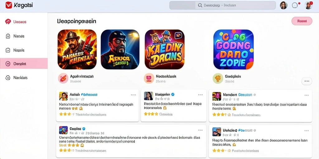 Pengguna dapat melihat berbagai bonus yang ditawarkan.