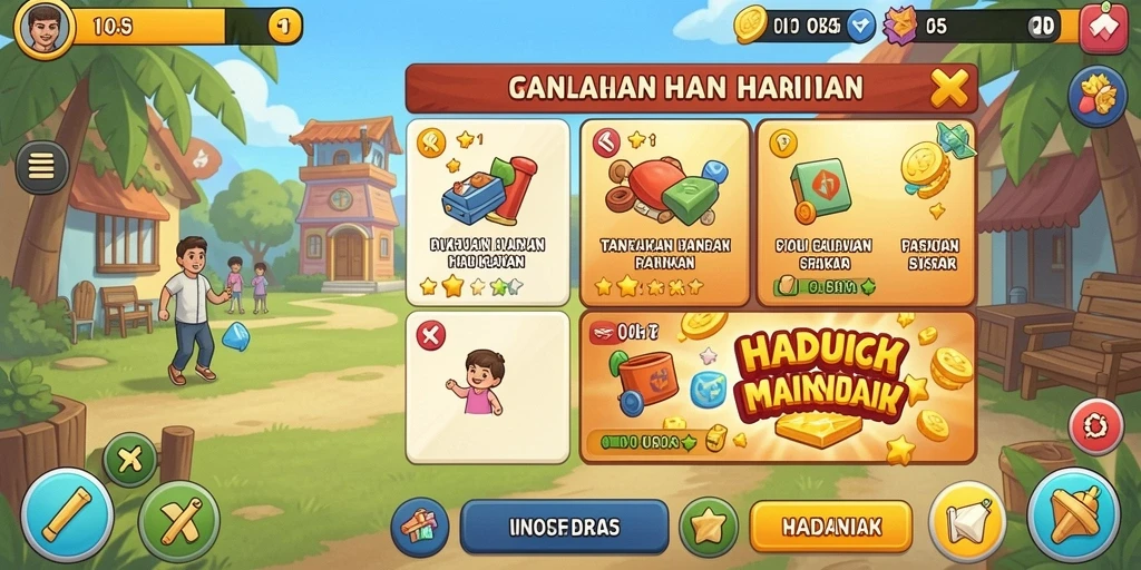 Mode multiplayer yang seru untuk bersaing dengan teman.